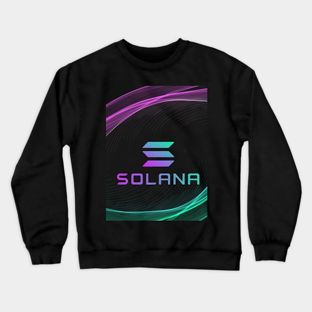 Hail Solana, The Ethereum Killer Crewneck Sweatshirt by Fanbros_art